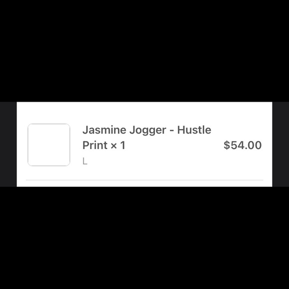 Jasmine Joggers - Hustle Print - Picture 6 of 6